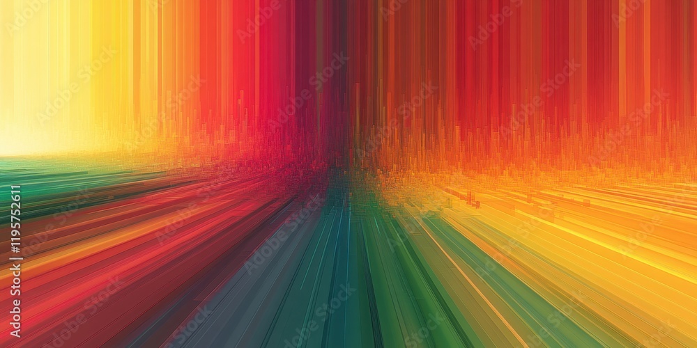 Vibrant gradient with multicolored vertical streaks in a modern design
Vibrant gradient with multicolored vertical streaks in a modern design