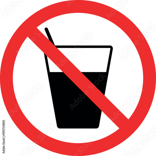 no food and drink allowed icon