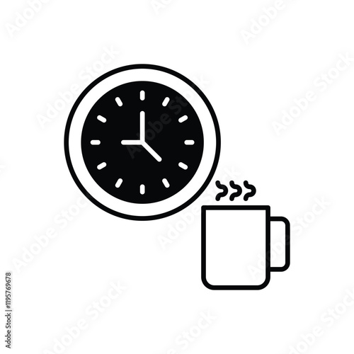 Breaktime vector icon