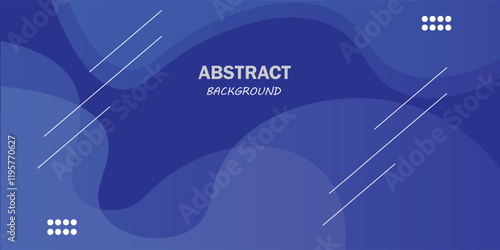 Abstract Liquid color background design. Blue elements with fluid gradient. Dynamic shapes composition. EPS 10