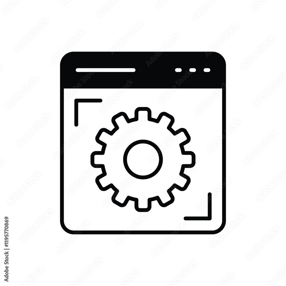 Website vector icon