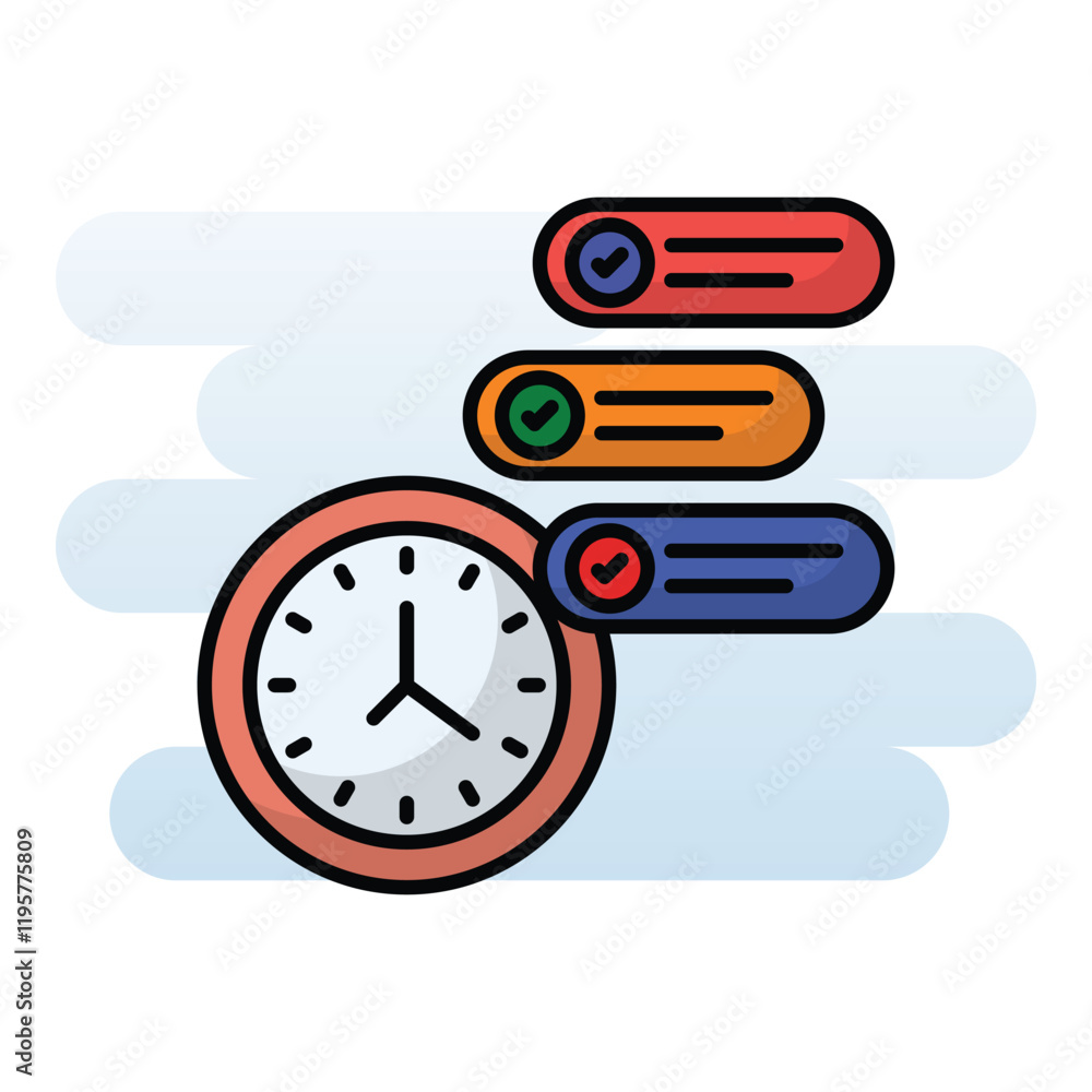 Planning Schedule vector icon Planning Schedule vector icon