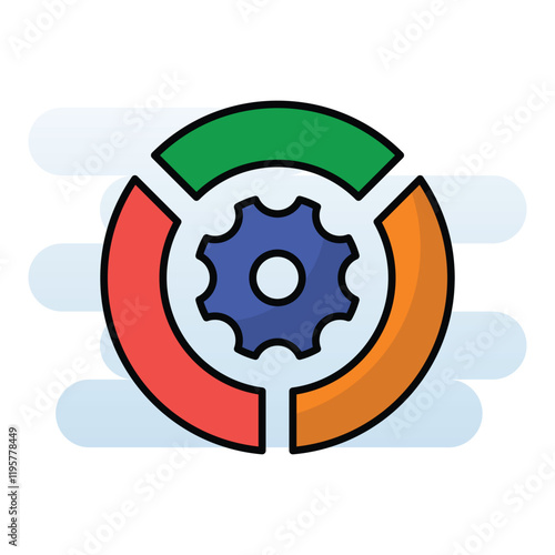 Project Dashboard vector icon