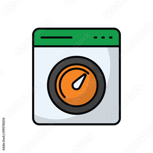 Speed Optimization  vector icon