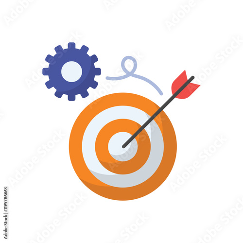 Target vector icon