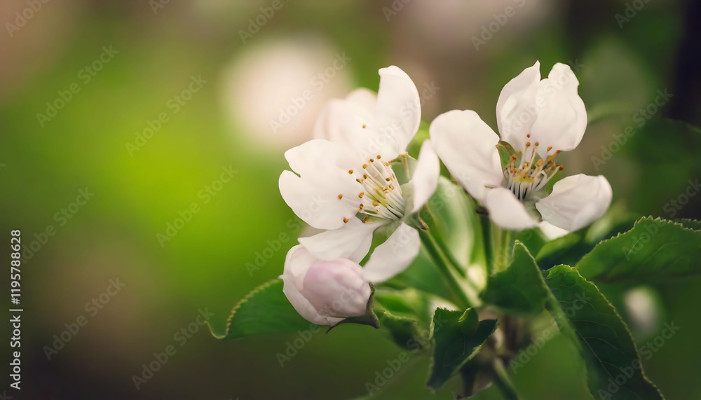 Close-up of delicate white blossoms on a branch, soft green background. Perfect for spring themes, nature blogs, or greeting cards. Evokes feelings of serenity and renewal. Close-up of delicate white blossoms on a branch, soft green background. Perfect for spring themes, nature blogs, or greeting cards. Evokes feelings of serenity and renewal.