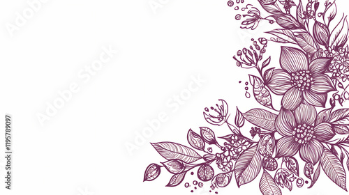 Wallpaper Mural Png frame corner border bohemian ornament dashed line. Dewshade. Illustration Torontodigital.ca