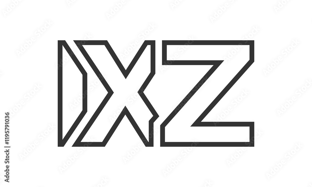 IXZ logo design template with strong and modern bold text. Initial based vector logotype featuring simple and minimal typography. Trendy company identity. IXZ logo design template with strong and modern bold text. Initial based vector logotype featuring simple and minimal typography. Trendy company identity.