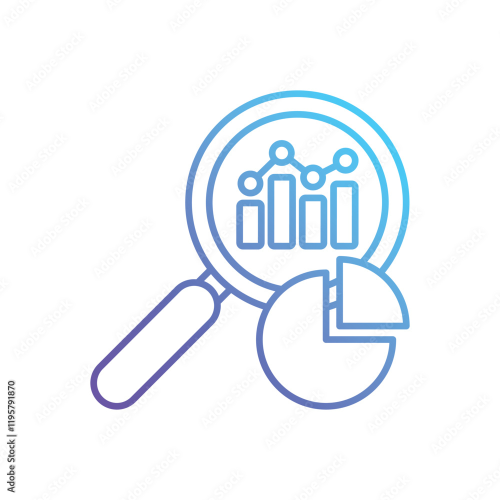 Analysis vector icon Analysis vector icon