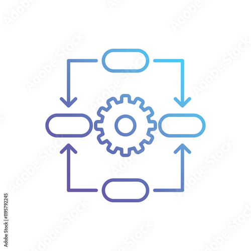 Dependencies vector icon