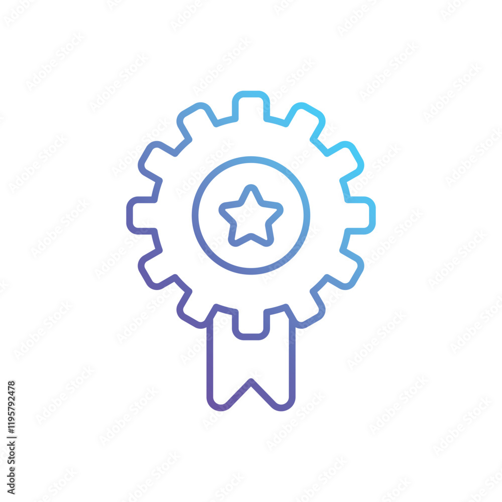 Performance Award vector icon Performance Award vector icon