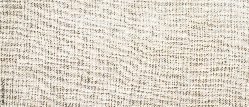 Fototapeta premium Elegant flat lay of a soft beige fabric banner template with a textured background