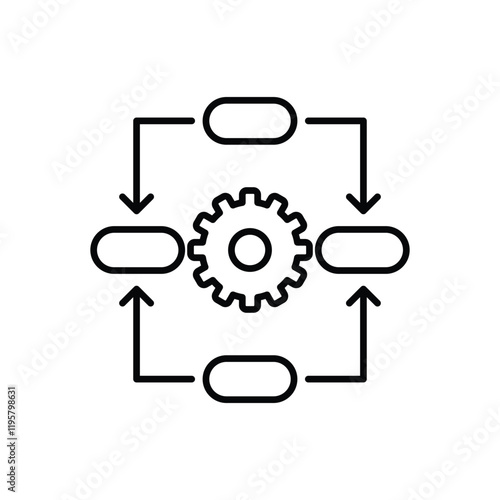 Dependencies vector icon