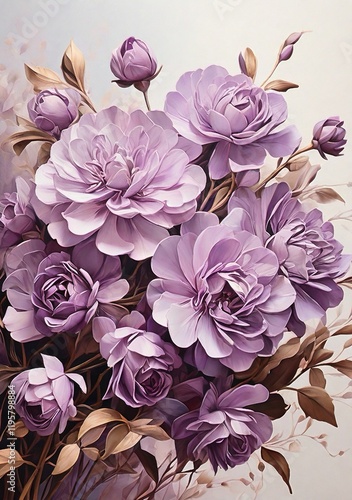 A delicately floral fading bouquet