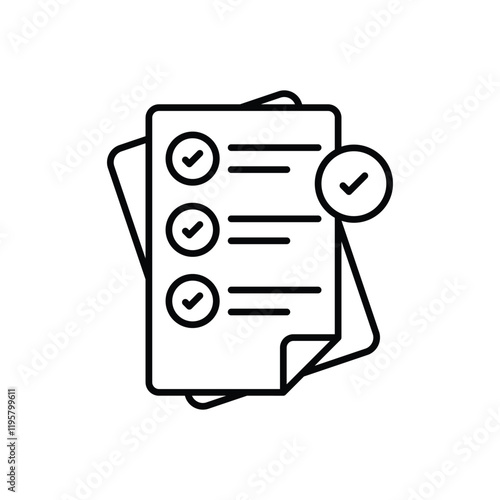 List Items vector icon