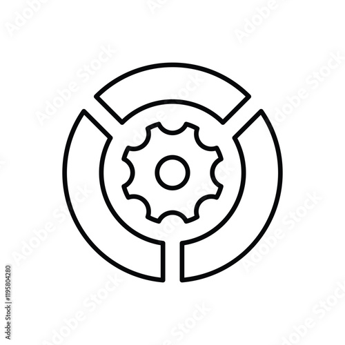 Project Dashboard vector icon