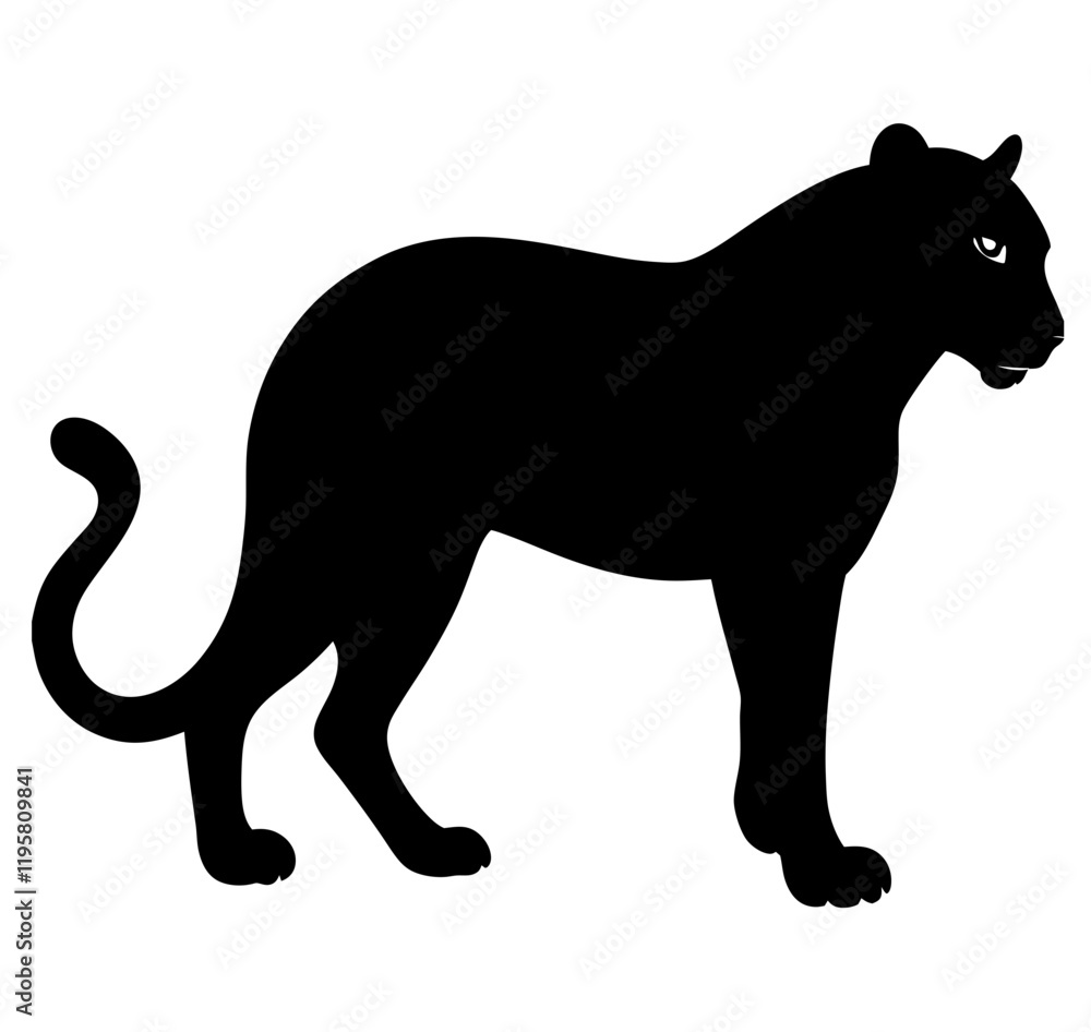 Obraz premium panther vector