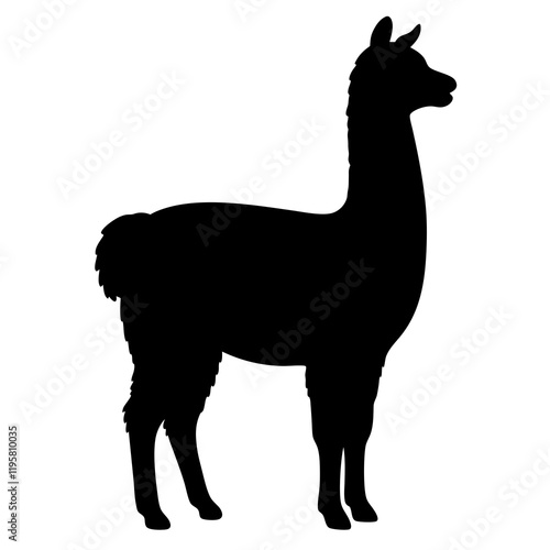 silhouette of a alpha