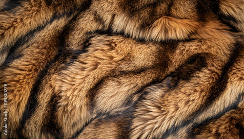 Close up of tiger fur background
