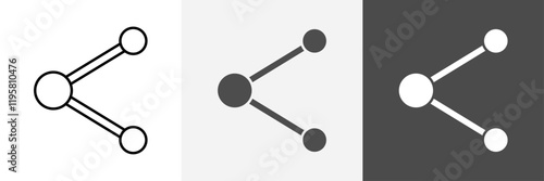 Share Icon set vector art