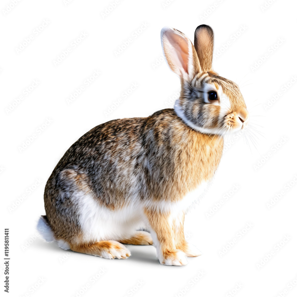 Fototapeta premium rabbit isolated on transparent background