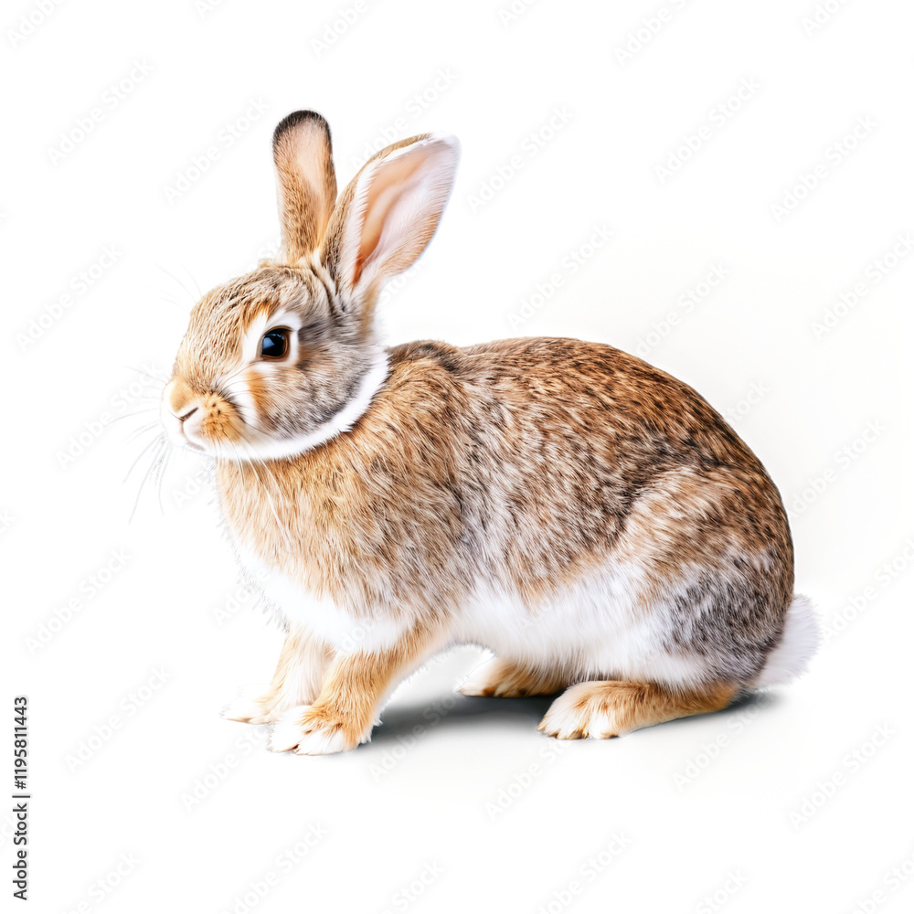 Obraz premium rabbit isolated on transparent background