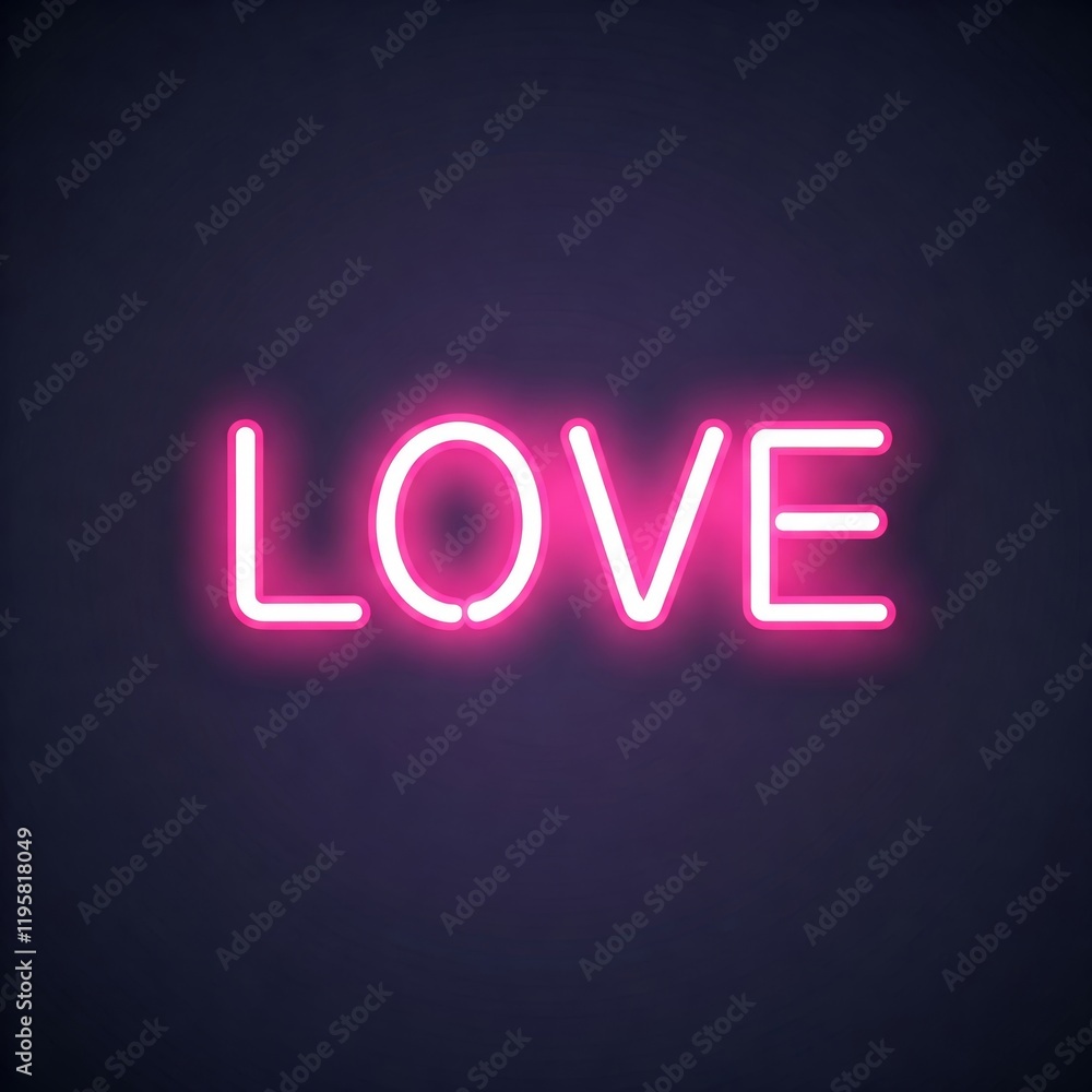 Vibrant Love Neon Sign Vibrant Love Neon Sign