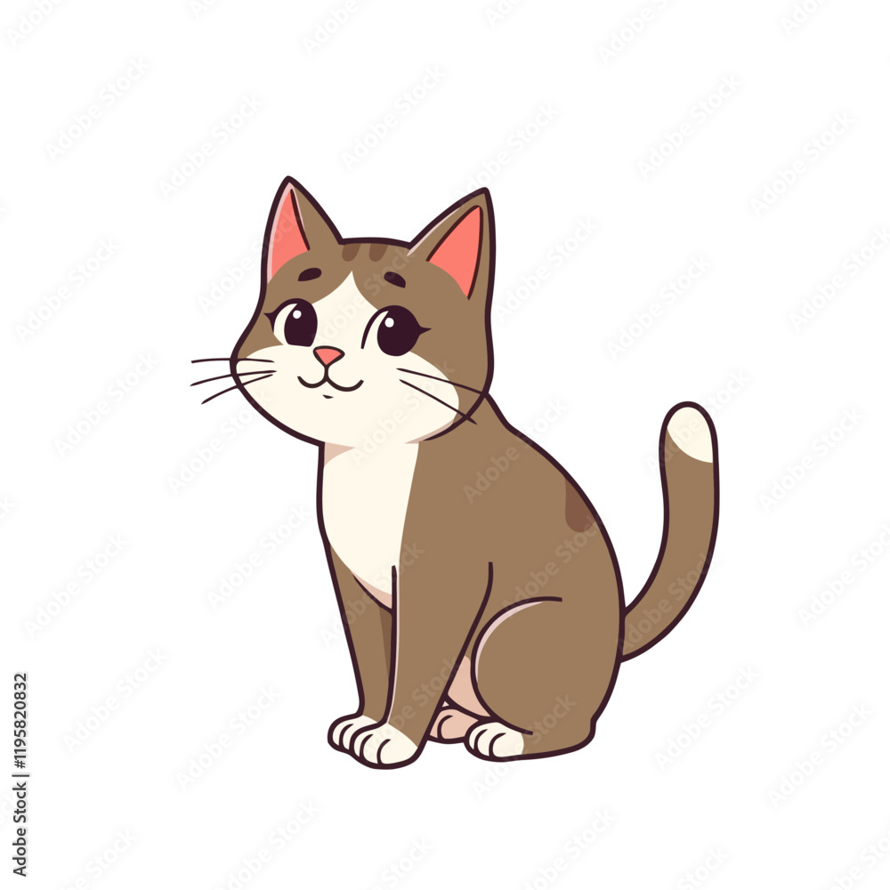 Obraz premium Cat vector illustration
