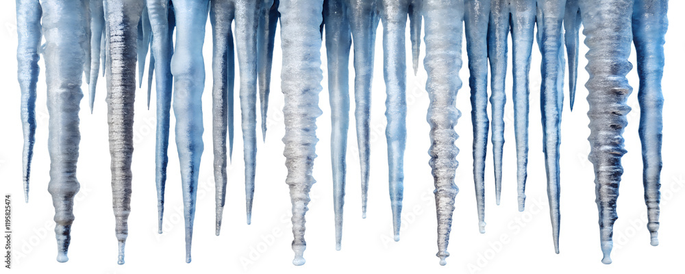 icicles on a blue background icicles on a blue background