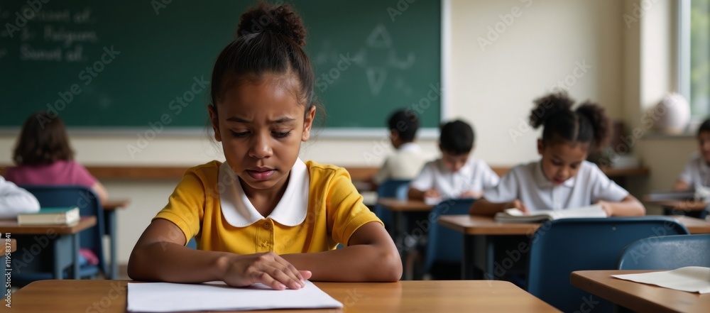 African American student feeling lonely and excluded during bullying incidents in school due to racism African American student feeling lonely and excluded during bullying incidents in school due to racism