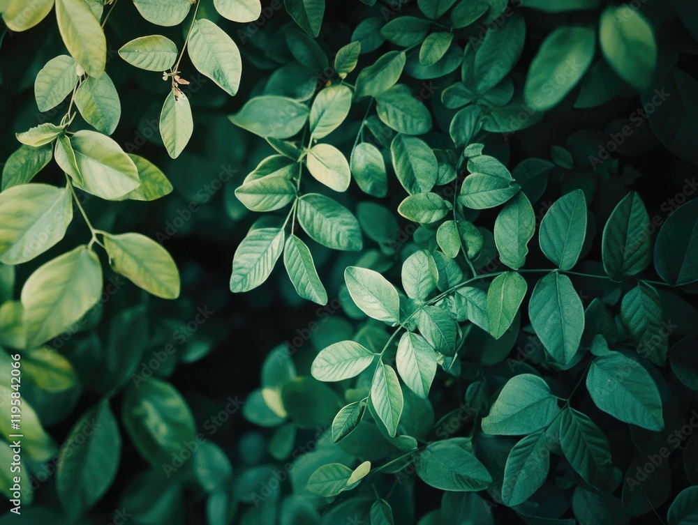 Lush green leafy plant with dense foliage and vivid color. Lush green leafy plant with dense foliage and vivid color.