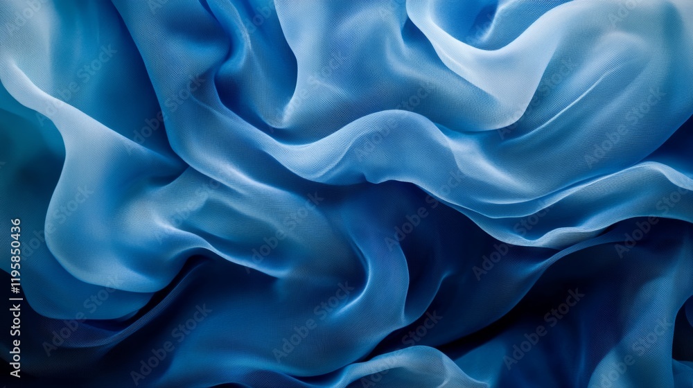 Obraz premium Abstract 3d object bakcground with blue color 3d rendering.