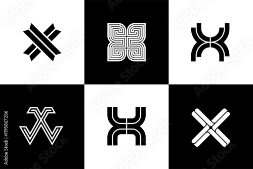 Fonts, Logo design and Vector Illustration.