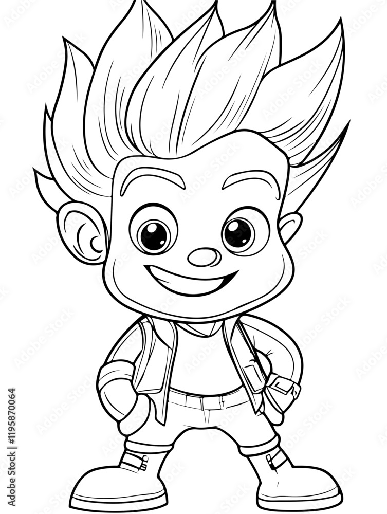 Fototapeta premium Coloring Page - vectorized - From the Love, Vacation, Fun and Drinks - Package