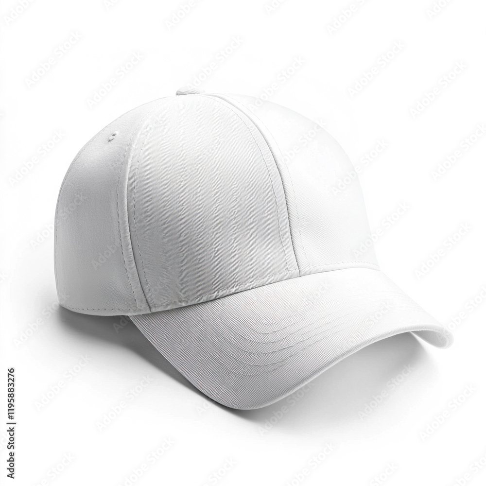 Fototapeta premium White cap ready for your logo, mockup, template