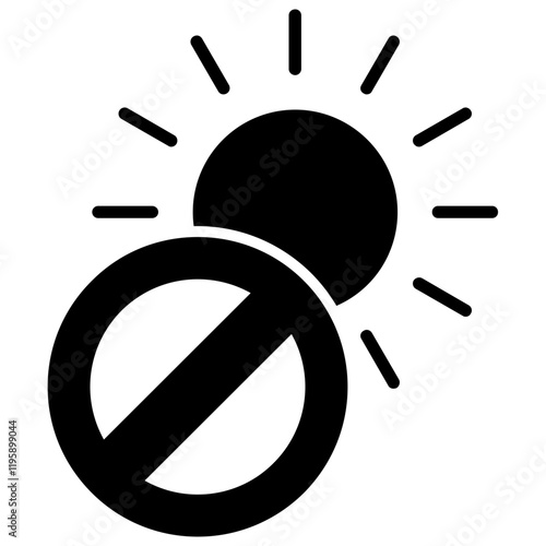 No Sun Icon