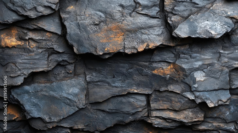 Dark Grey and Brown Rough-Hewn Stone Wall Texture Dark Grey and Brown Rough-Hewn Stone Wall Texture