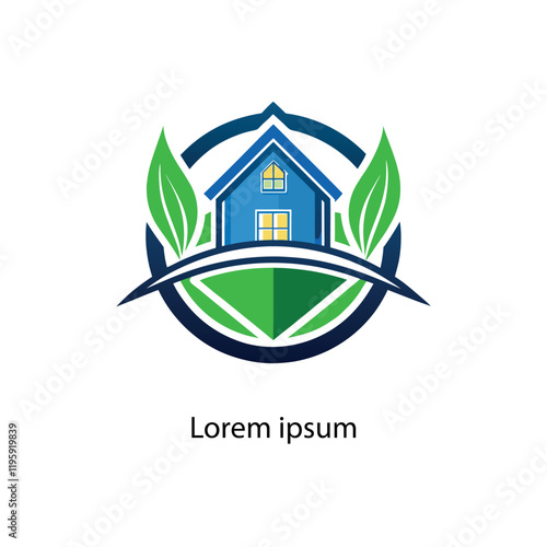 real estate logo design here 