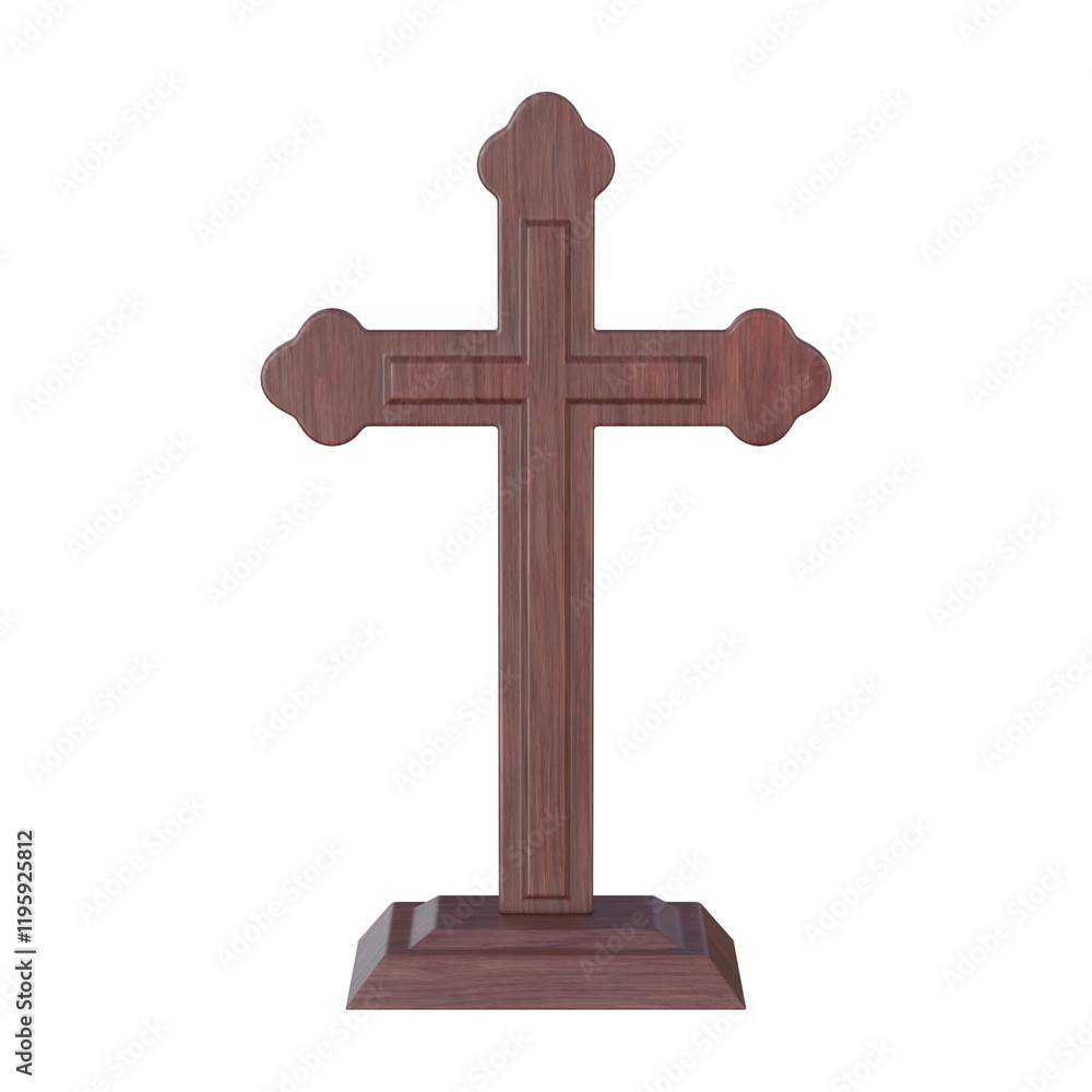 Crucifix isolated on white Crucifix isolated on white