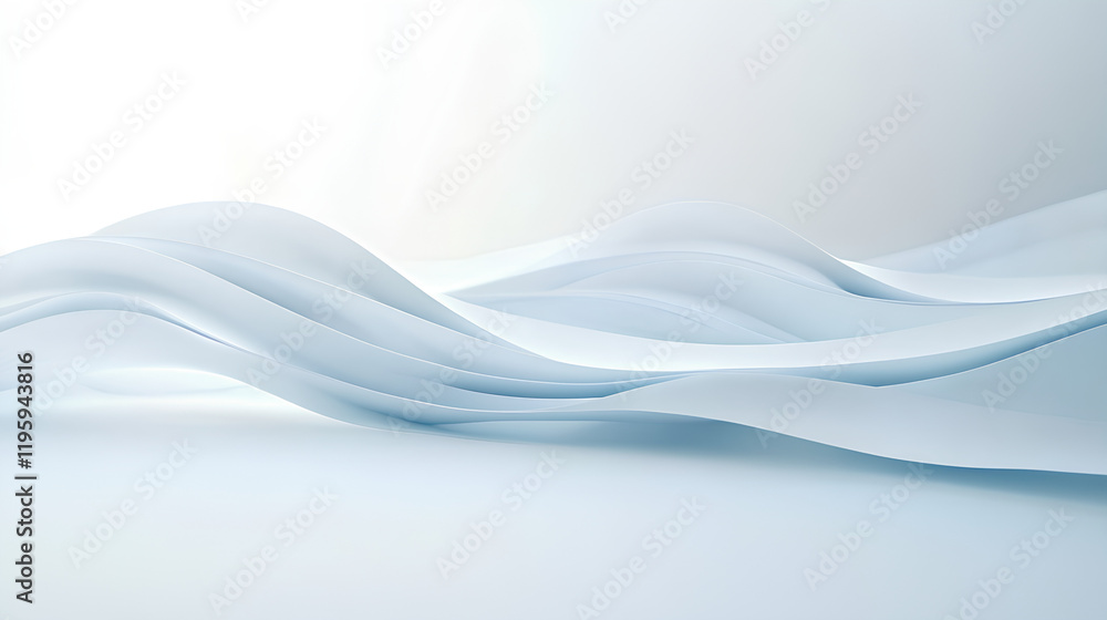 Abstract light blue waves, flowing fabric, elegant curves. Abstract light blue waves, flowing fabric, elegant curves.