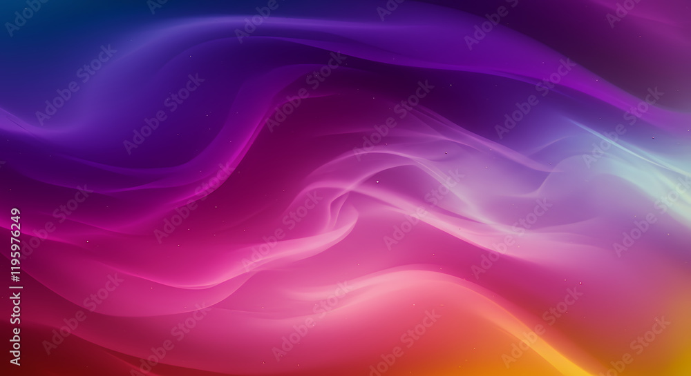 Fototapeta premium Abstract Colorful Smoke Swirl Background - Vibrant Pink, Purple, and Orange Gradient