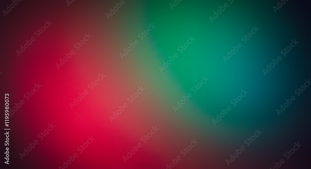 Obraz premium Abstract Colorful Gradient Background Texture with Red, Green, and Teal Hues