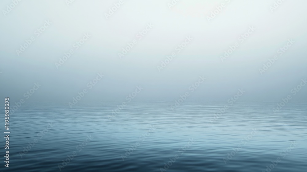 Obraz premium A cool misty morning gradient background.featuring soft grays and blues with mist effects.emphasizing tranquility and freshness.Ideal for wellness blogs, serene visuals, and calming designs