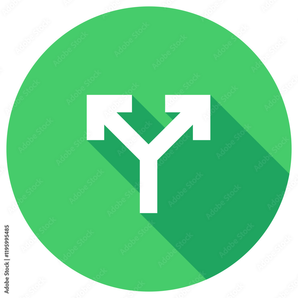Obraz premium Y Intersection Icon
