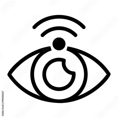viewer Line Icon
