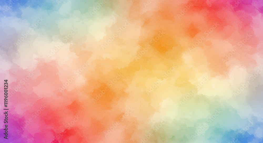 Vibrant Watercolor Rainbow Background Texture Vibrant Watercolor Rainbow Background Texture