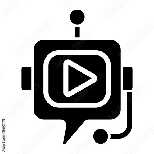 chatbot Solid icon
