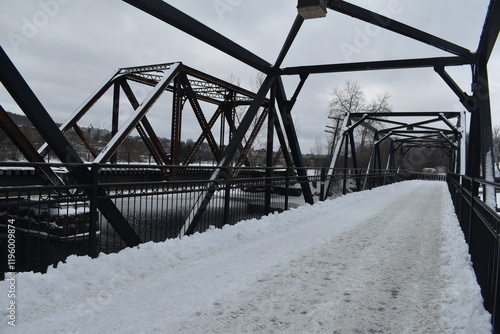 Obraz na płótnie Sherbrooke 14 Janvier 2025 w salonie
