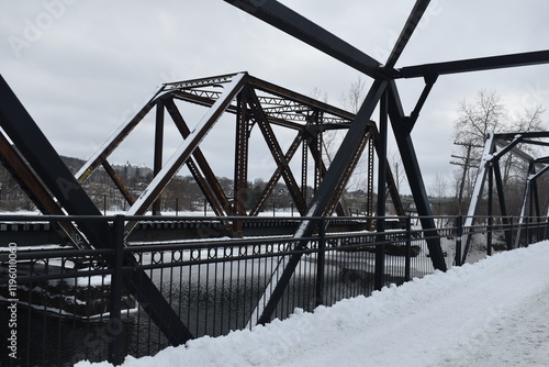Obraz na płótnie Sherbrooke 14 Janvier 2025 w salonie