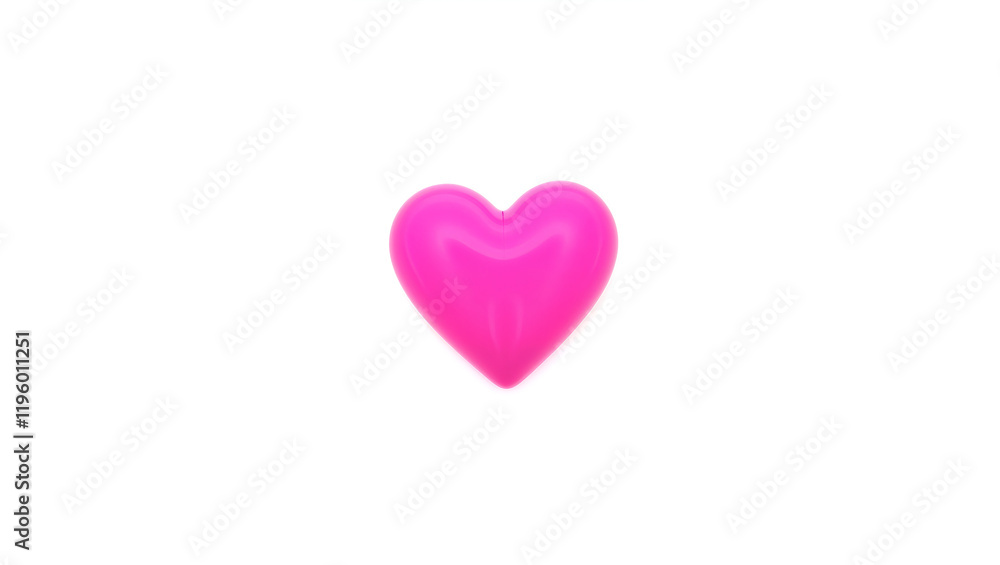 Bright pink heart icon, perfect for romantic or love-themed designs and creative projects. Generative AI Bright pink heart icon, perfect for romantic or love-themed designs and creative projects. Generative AI